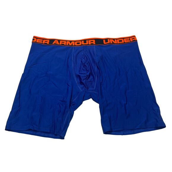 M2-71 UNDERARMOUR NWT Men's Original BoxerJock Underwear 9" Inseam Blue 3XL - Picture 2 of 7